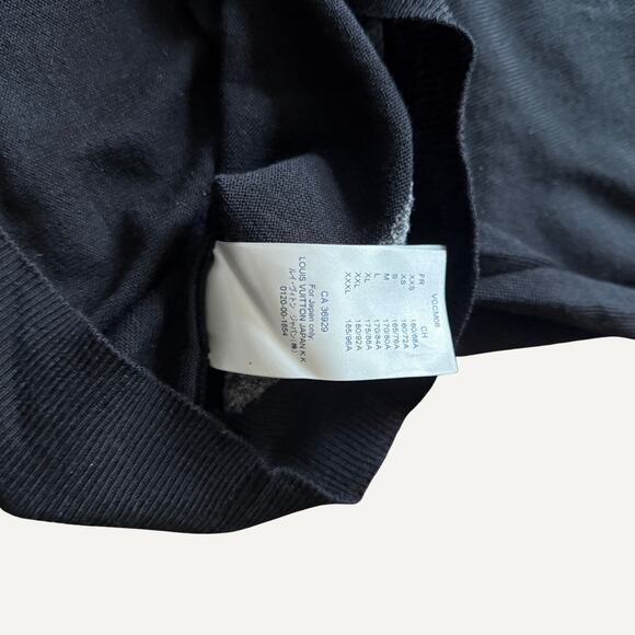Size L - Louis Vuitton Men's 2054 Patchwork Mock Knit Top - Picture 6 of 7